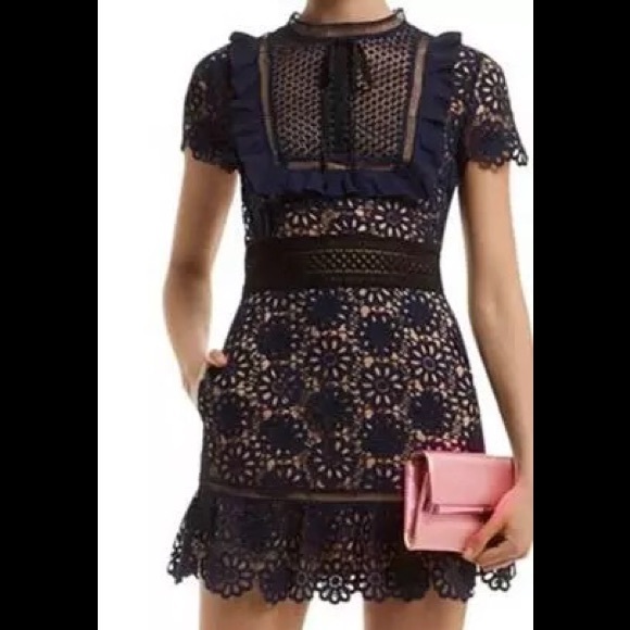 Self-Portrait Dresses & Skirts - Self - Portrait Louisa Guipure dress